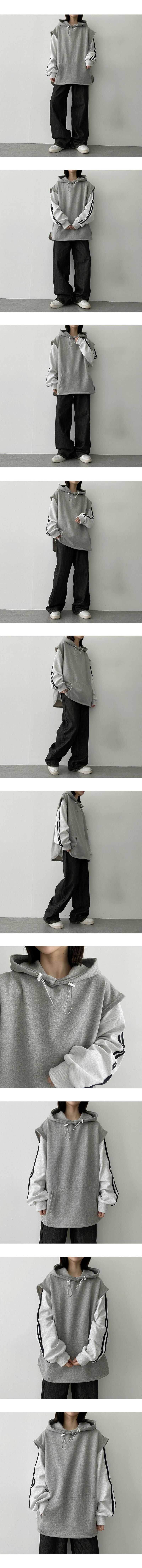 Maj String Hooded Vest