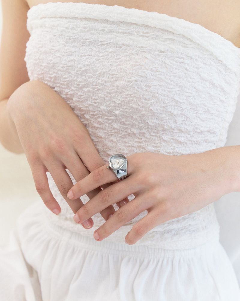 Heart Signet Ring Watch