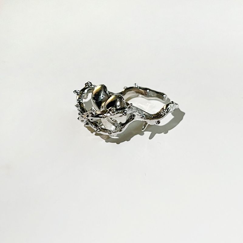 [Celeb pick] Devil punk Ring [silver]