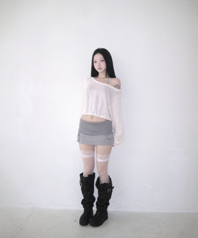 amelie unbal knit (3colors)