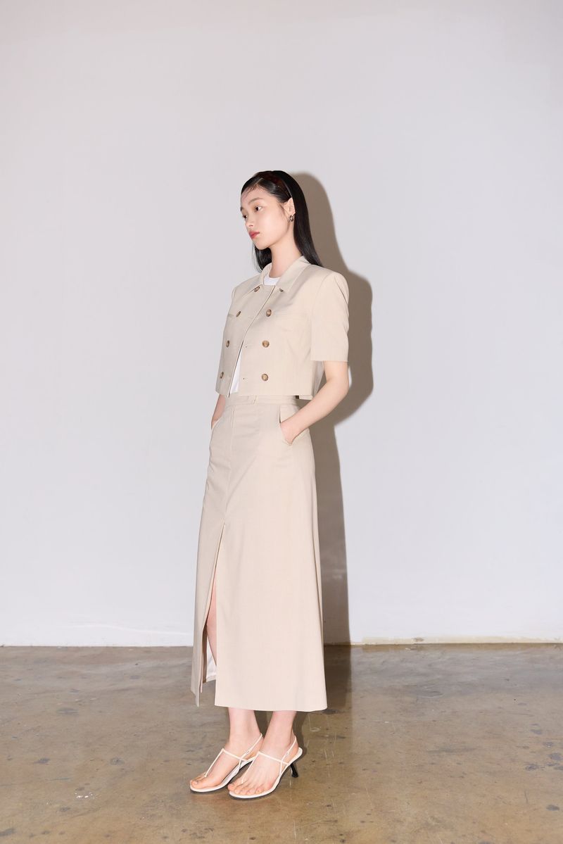 NO.27 SKIRT - BEIGE