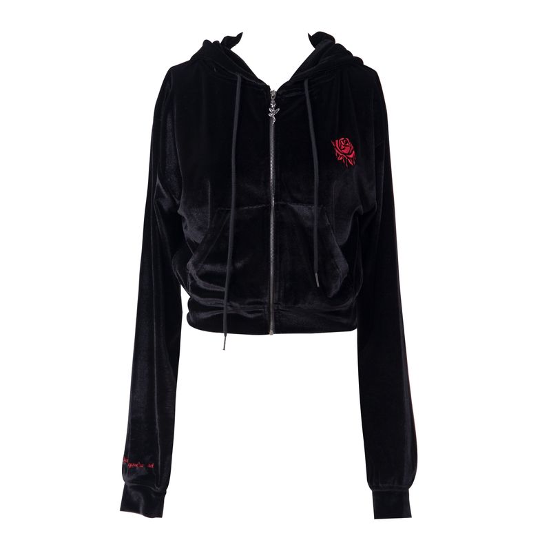DARLING, YOU ARE BAD（YOU ARE BAD）の「 DARLING, YOUR ZIP UP ! #VELVET BLACK（Tops）」