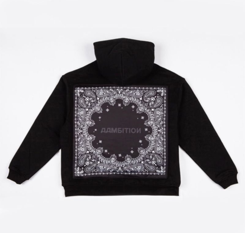 AAMBITION（アアンビション）の「PAISLEY HOODIE BLACK（Tops）」
