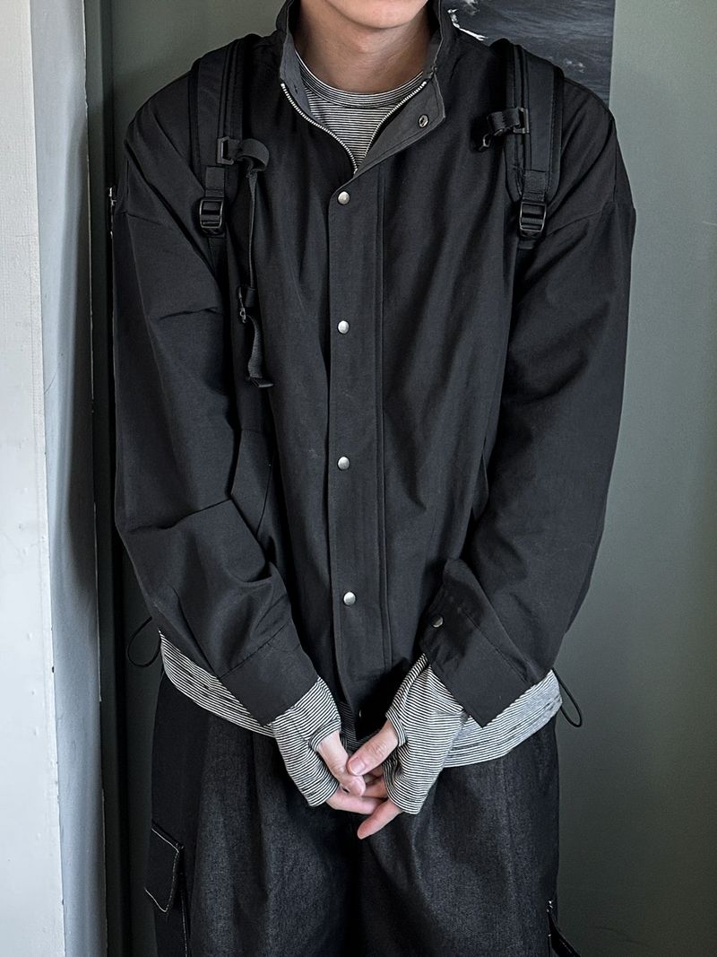 Taco Walk Color Block Short Jacket