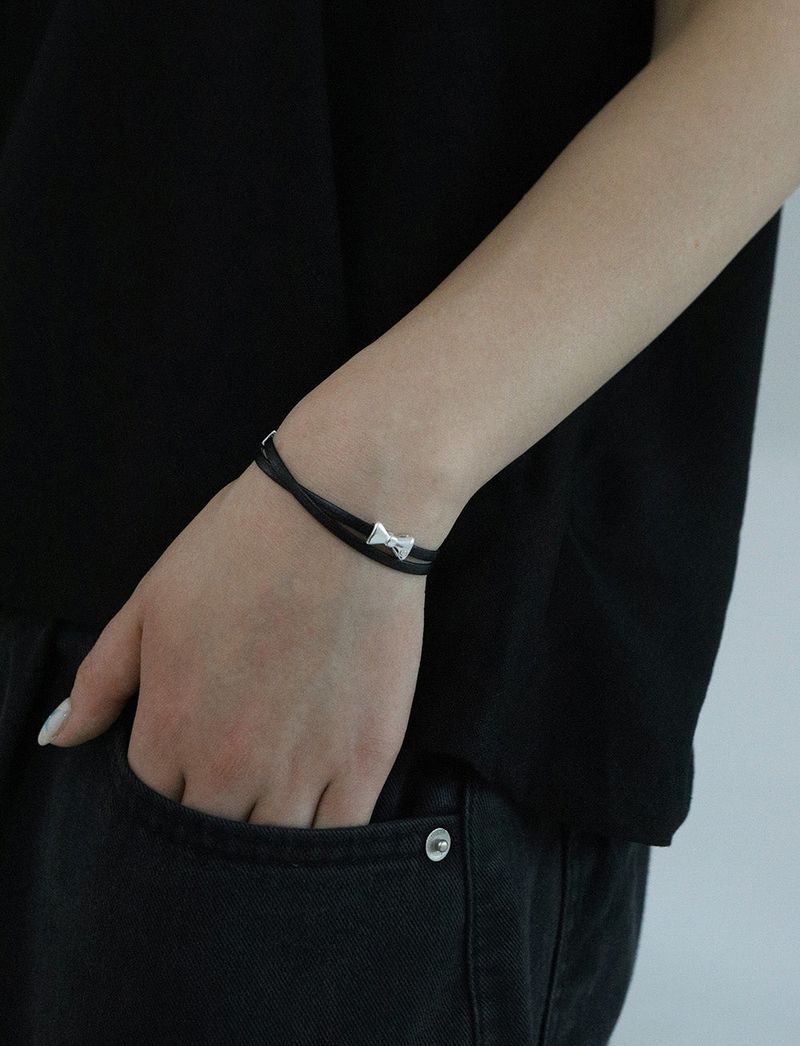 [MADE] Capsule02 Ribbon Leather Strap Bracelet