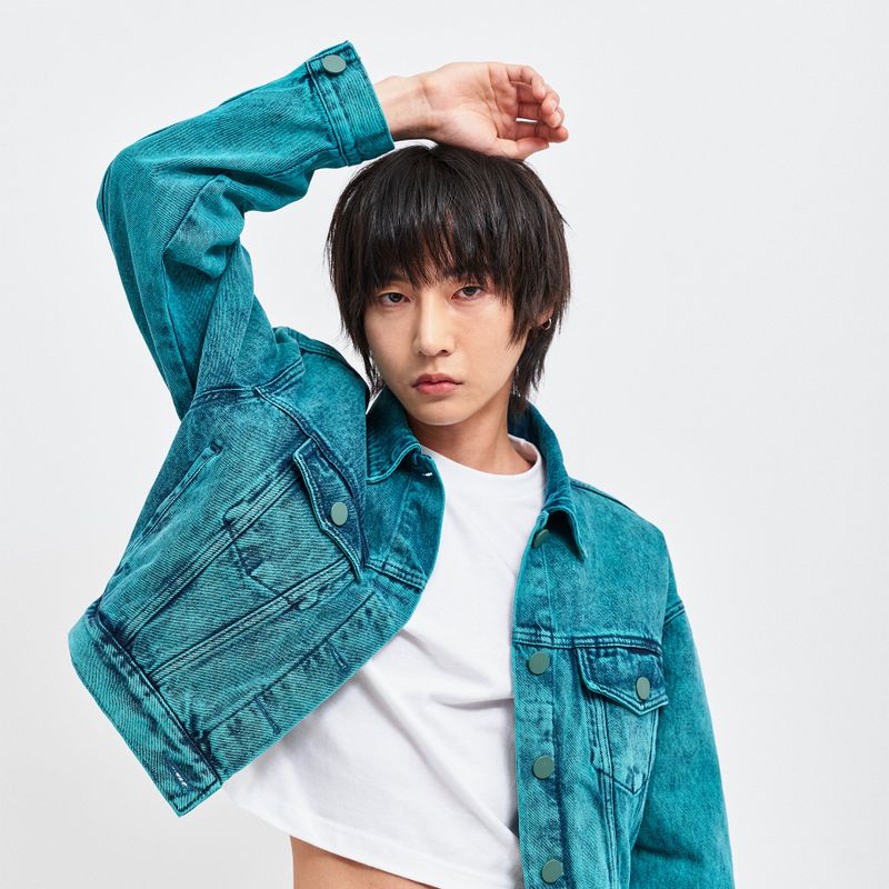 C Wear by the Genius（シーウェア バイザジーニアス）の「SOJU DENIM CROP TRUCKER JACKET（Jackets/Outerwear）」