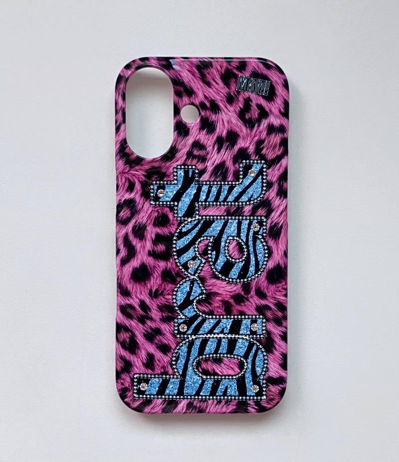 meekanuy（ミカヌ）の「【MADE】ブラット ハードケース [LEOPARD PINK♥]（スマホグッズ/小物）」