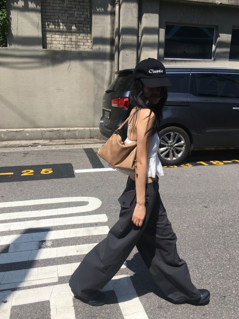 Taupe Wide Pants