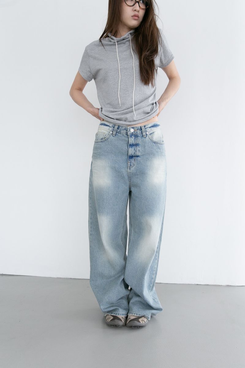 omoosoohy（オムスヒ）の「leg washing wide denim(S-M)（Pants）」