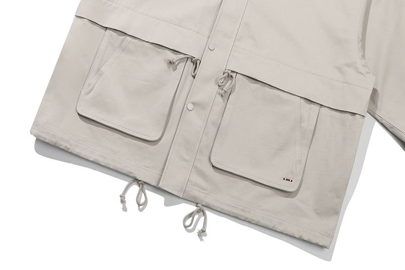 SQUARE POCKET FIELD JACKET_GREY