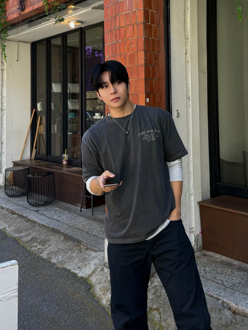 Raf pigment patch short sleeve t-shirt