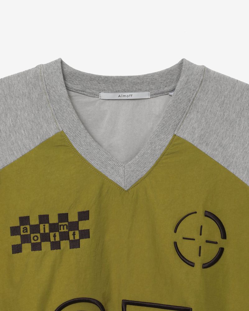 Calico set-up sweatshirts [ melange ]