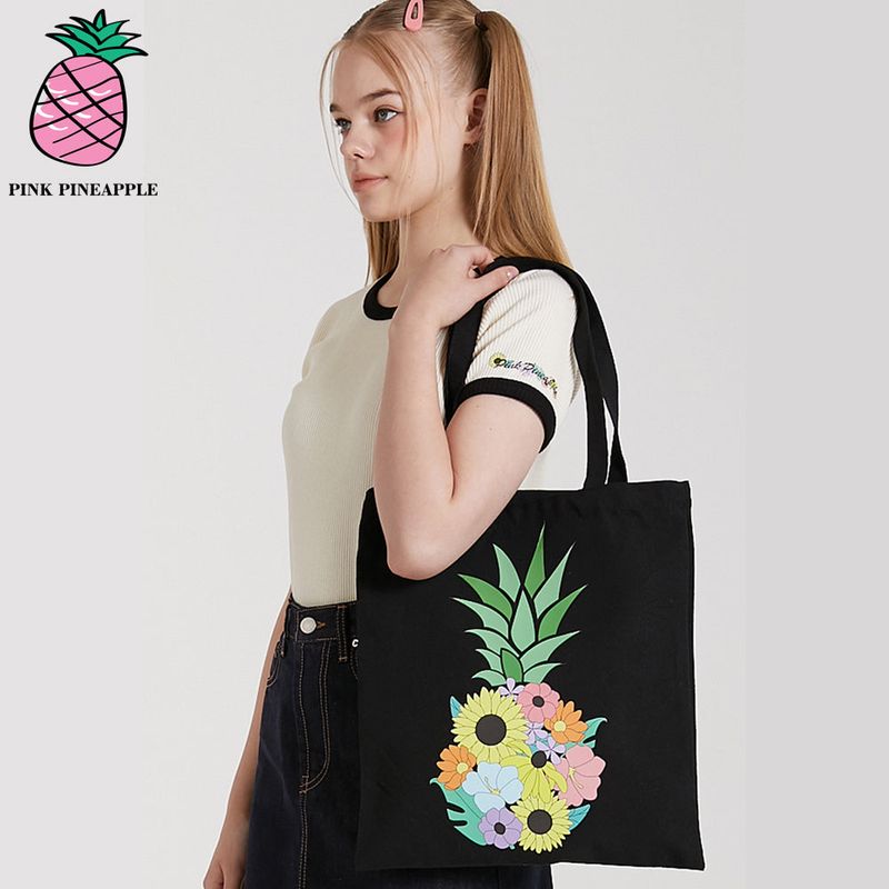 PINK PINEAPPLE（ピンクパイナップル）の「FLOWER BIG SYMBOL ECOBAG（Bags）」