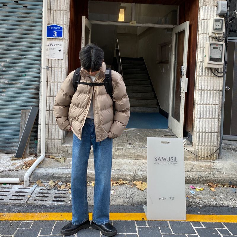 Cent（セントマーケット）の「Straight fit long wide jeans（Pants）」