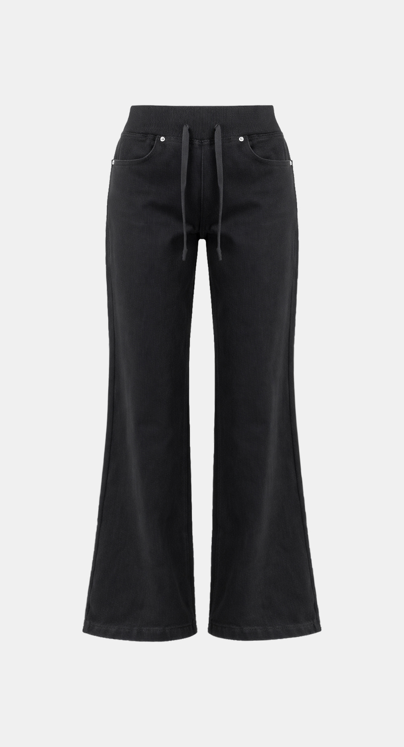 [LONG/SHORT] Noel Banding Slim Bootcut Pants