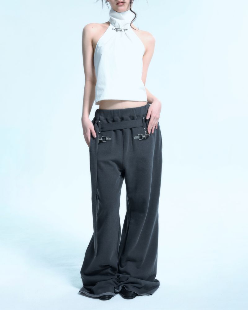 Buckle Sweatpants - Pigment Black