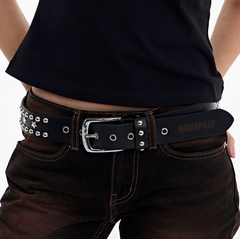 Studded Leather Belt