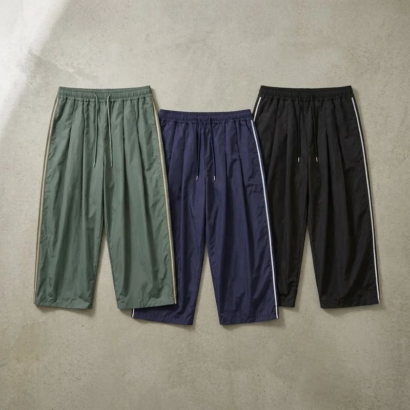 Bungee Hem Track Wide Trousers