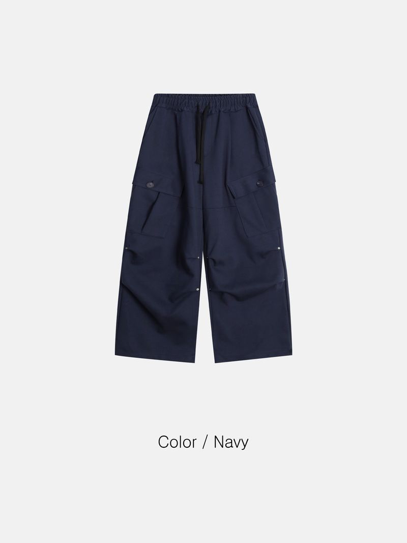 Pure rivet cargo pants