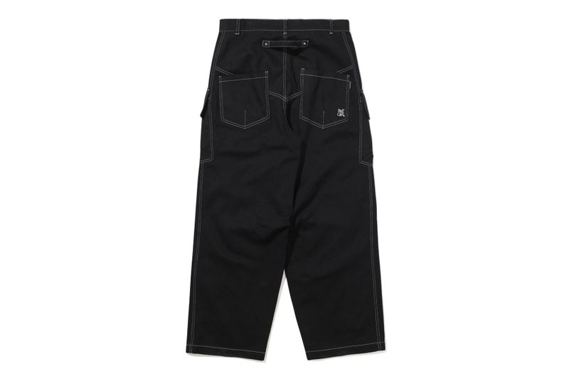 WIDE COTTON CARGO PANTS