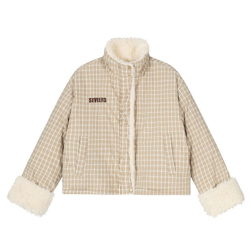 Heart Check Reversible Puffer Jumper