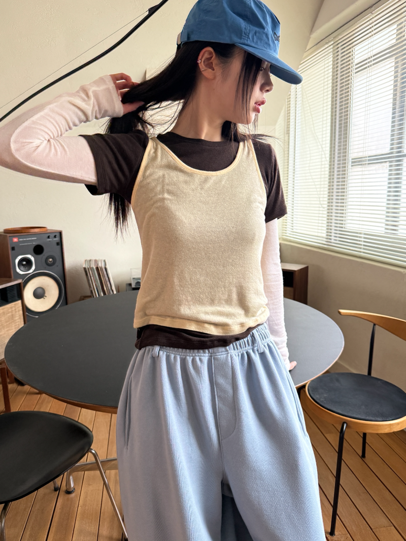 belted sweat pants