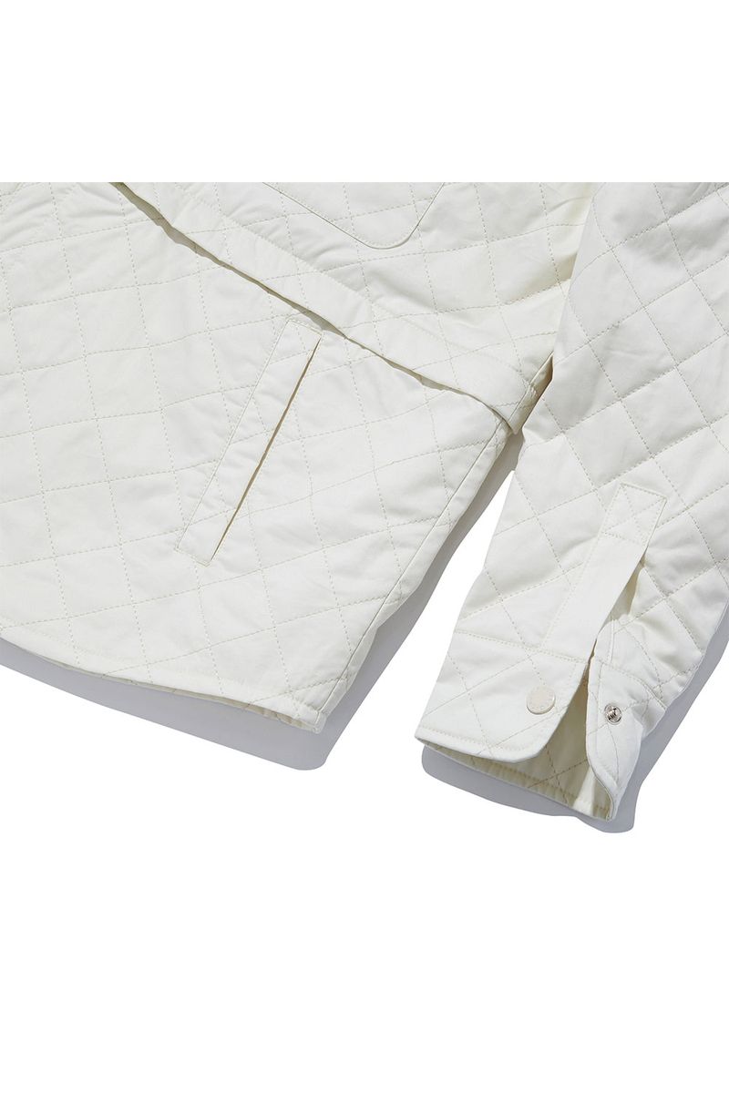 Quilting 2Way Shirt Jacket_Ivory