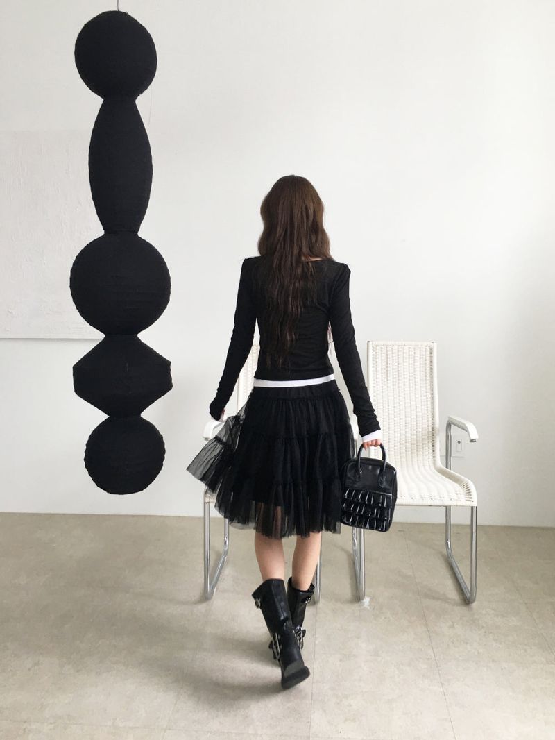 Baby sha midi skirt