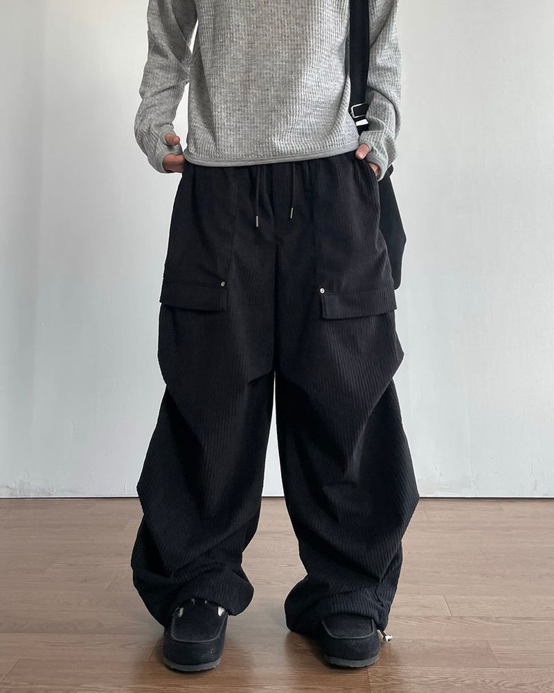 Crip Rivet Corduroy Pants