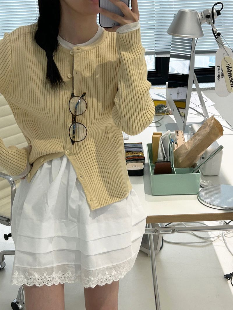 [MADE] Poet V-neck Round Cardigan