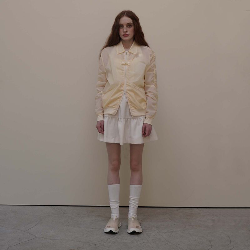 Lime Nylon Shrring Jacket