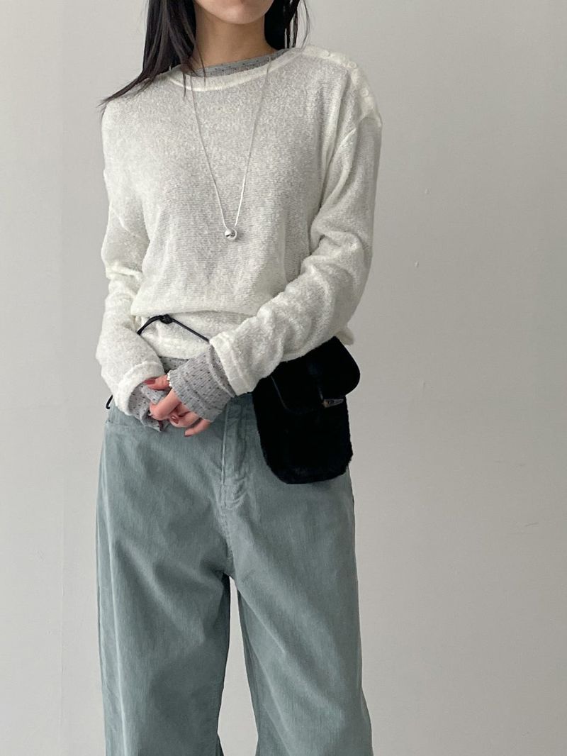 Toggle Fur Mini Crossbody Bag