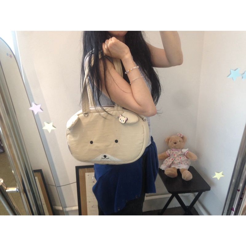 hyozzz（ ヒョッズ）の「(beige)ミニハムスターショルダークロスバッグ（バッグ）」