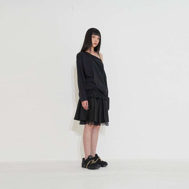 Double midi sha skirt 001