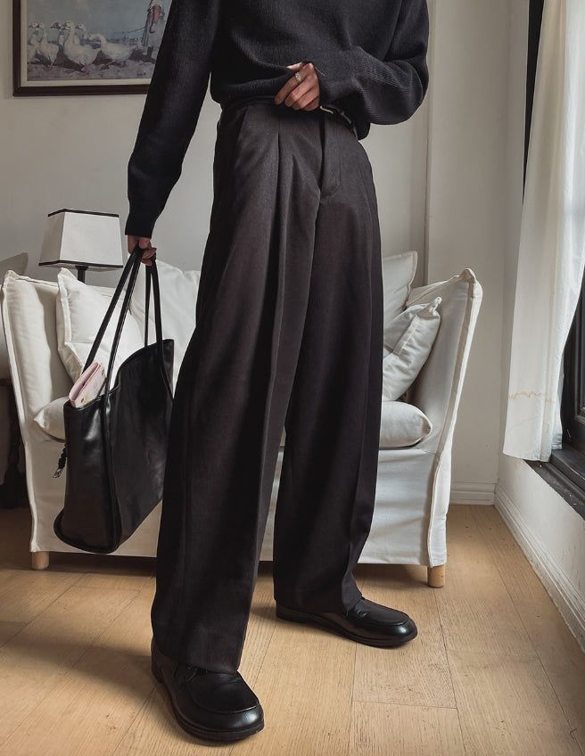2PLAN（ツープラン）の「Chief Deep Pintuck Wool Slacks（Pants）」