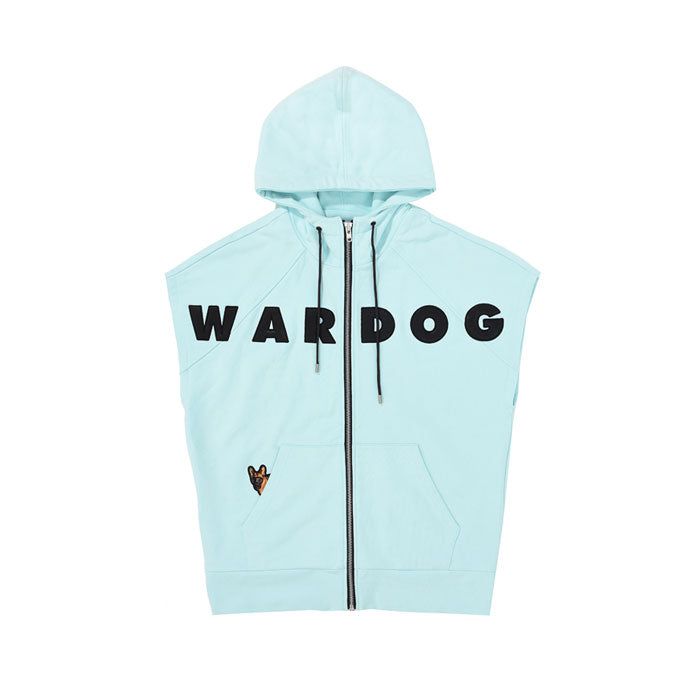 WAR DOG（ワードッグ）の「ピーカブーノースリーブジップアップパーカー（トップス）」