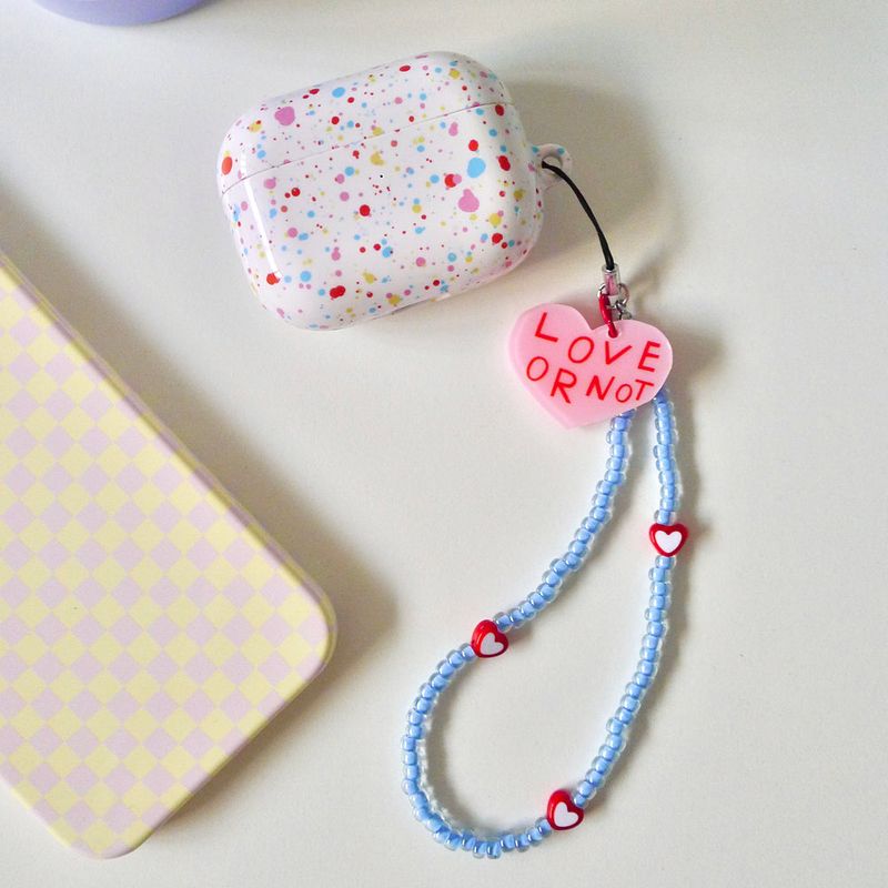 [MADE]Pink Love-Sky Bead Strap