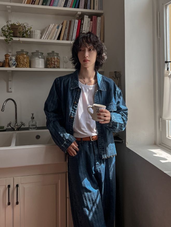 Rockins ST Crop Denim Jacket