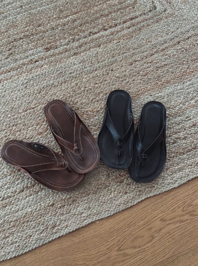 Stran Leather Flip-flops