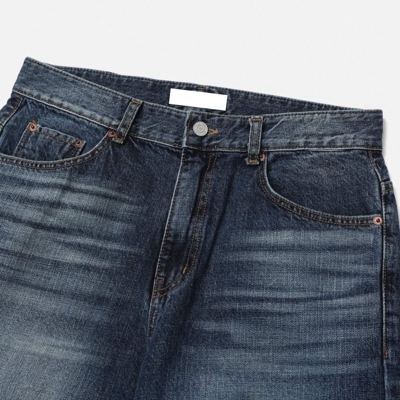 LMN flatt brush wide denim pants (3 colors)