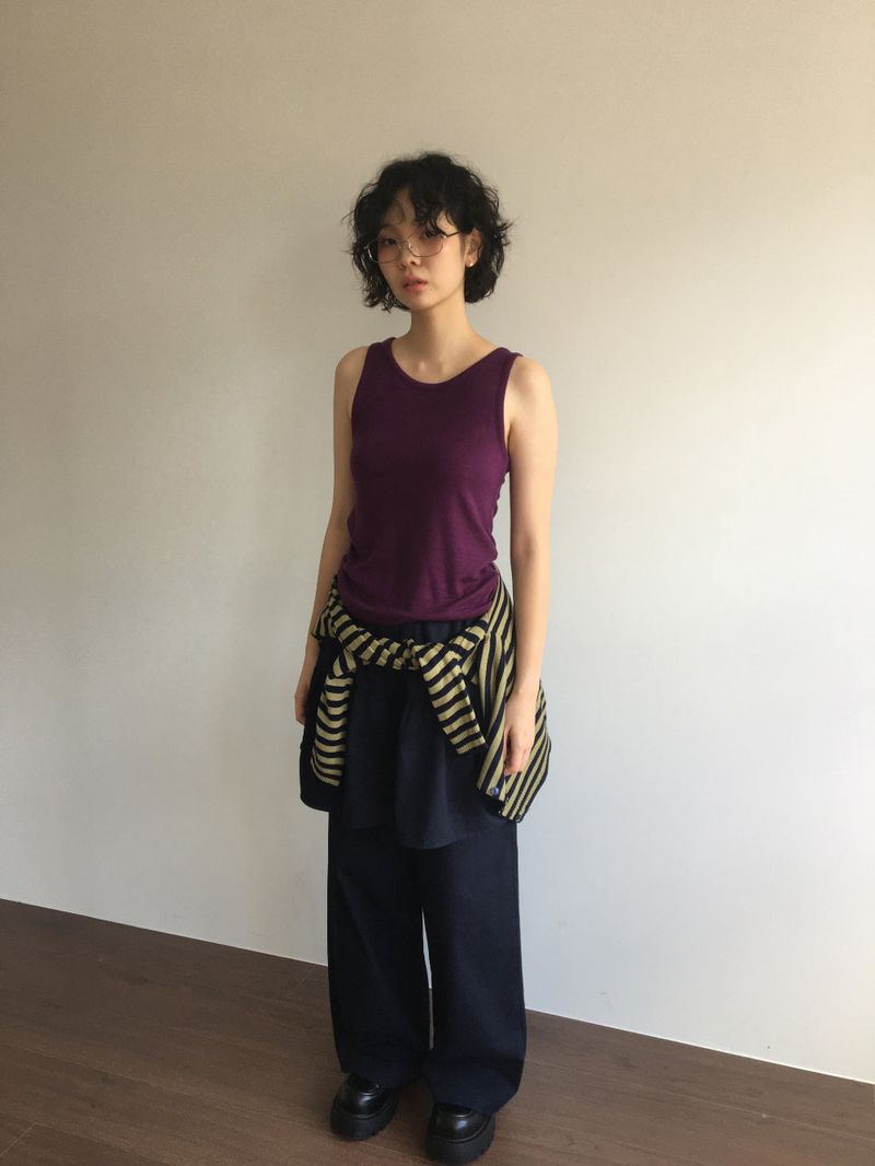 Silk Wool Crewneck Sleeveless (5color)