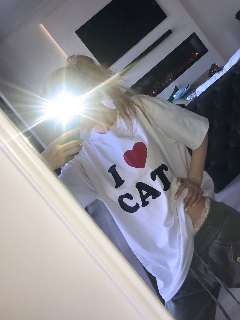 i love cat tee
