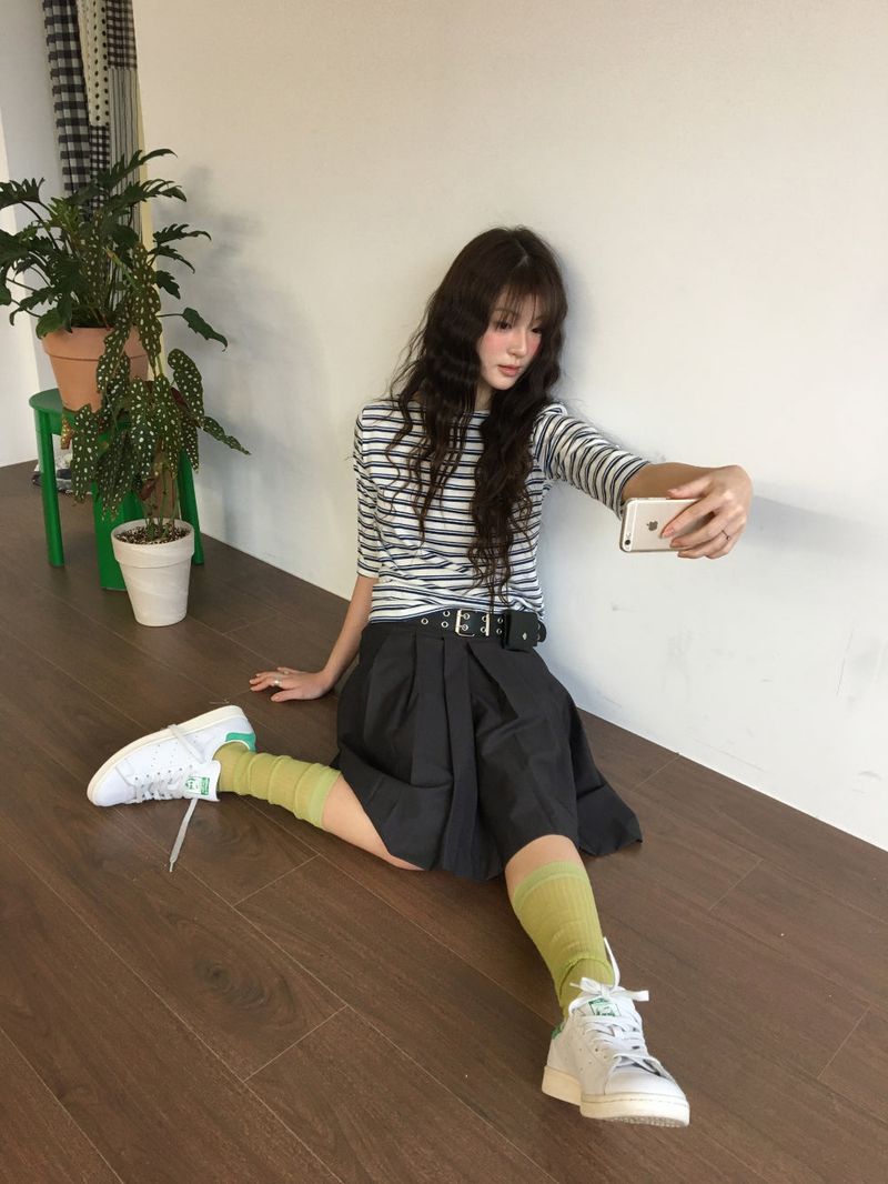 Ruben See-Through Knee Socks (2color)