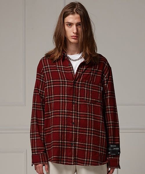 Nineeleven（ナインイレブン）の「Loose-fit check shirts（Tops）」