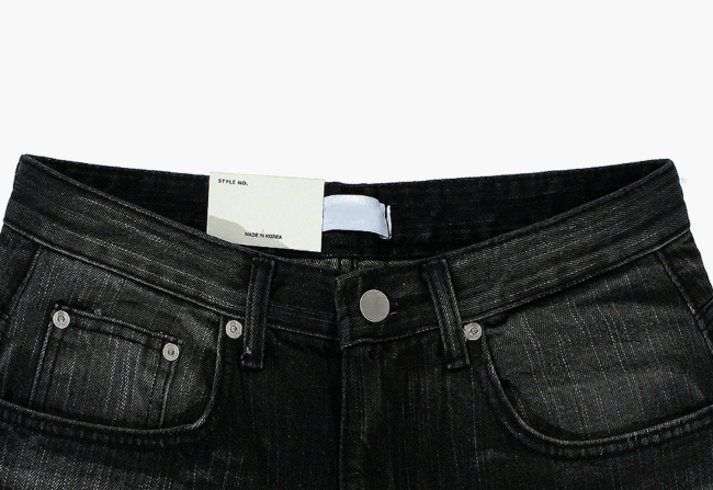 Jaypres 2502 Tinted Washed Denim Wide Pants