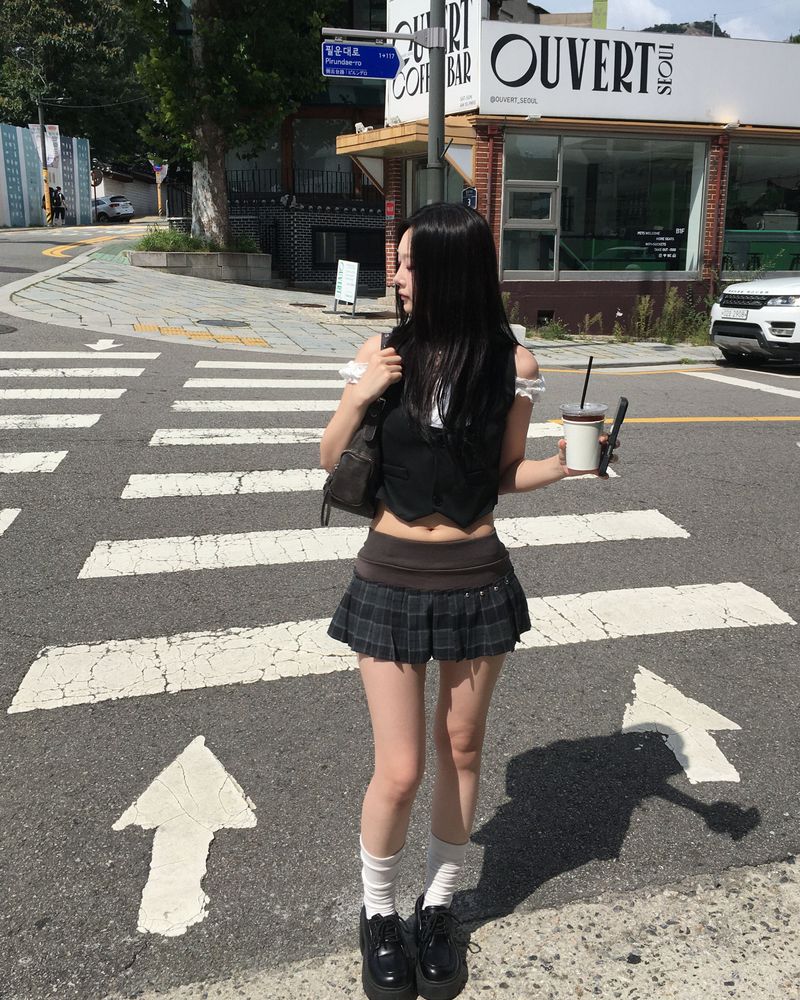 ブラウスレイヤードベスト