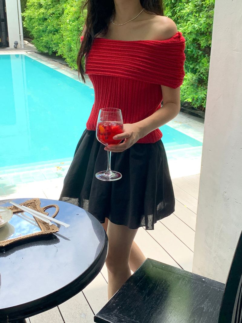 [MADE] SAYLIN PINTUCK MINI SKIRT