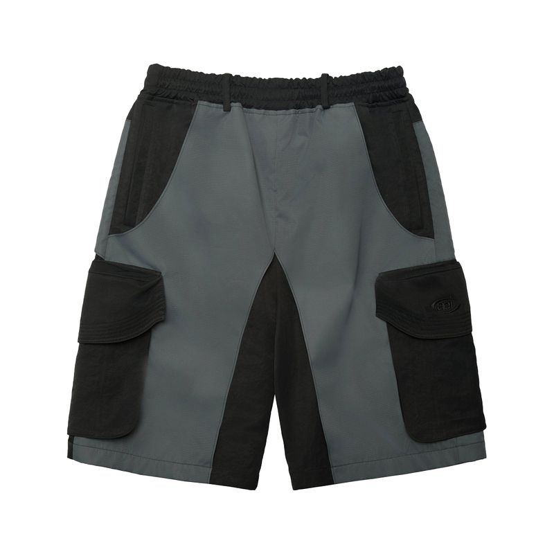 SYMBOL EMBROIDERY SHORTS PANTS [BLACK]