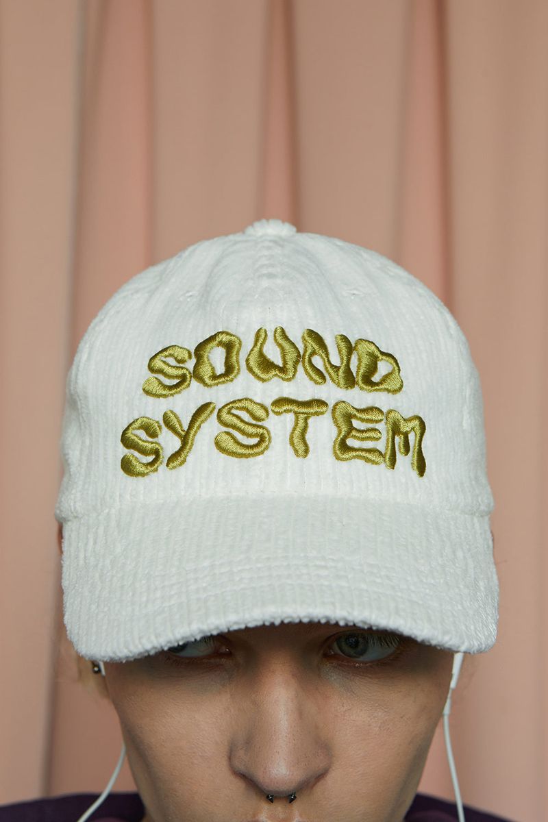 SOUND CORDUROY BALL CAP / IVORY