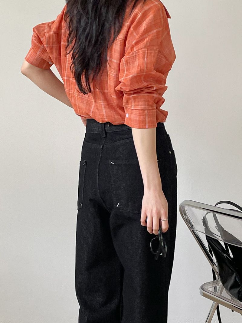 Maro Check Loose Fit Shirt